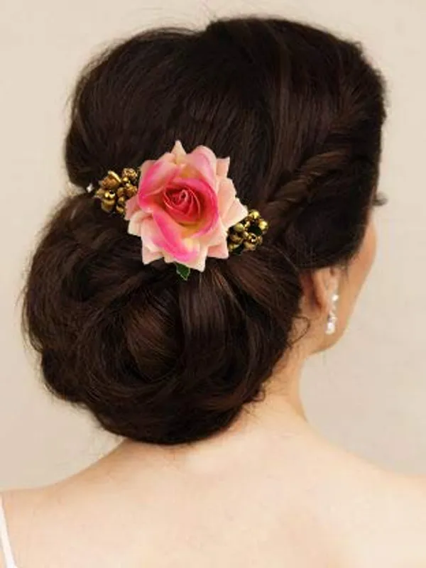 Baby_Pink_Rose_Comb_Slide_Hair_Pin_For_Women_&_Girls