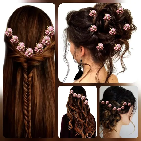 Baby_Pink_Artificial_Flowers_Bridal_Hair_Accessories_For_Women