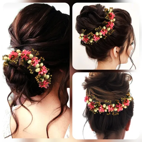 Baby_Pink_Artificial_Flowers_Hair_Accessories_For_Women