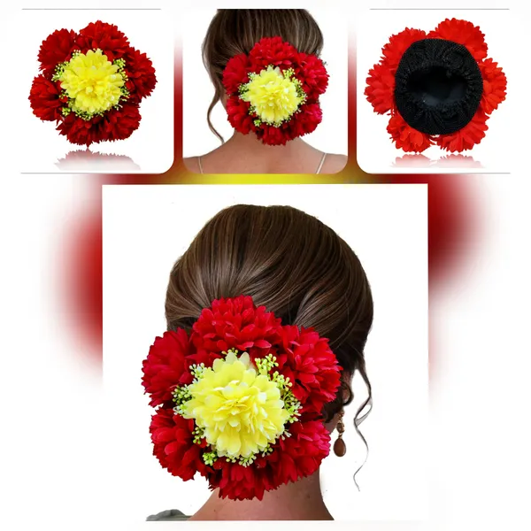 Red_Artificial_Dahlia_Flower_Gajra_Hairpin_|_Bridal_Hair_Bun_Cover_Accessories_For_Women_(14_X_8_X_1_Cm)