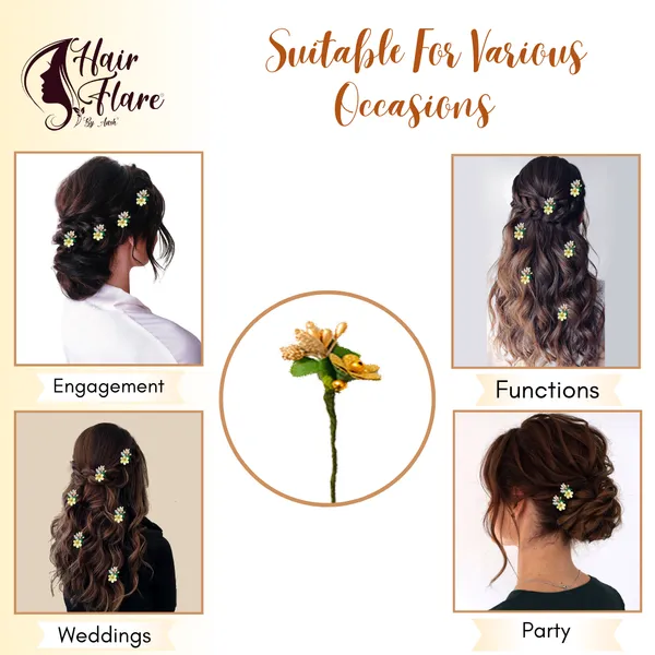 Pack_of_6_Golden_Flower_And_Pearl_Rounded_Hair_Pin_For__And_Women