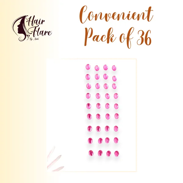 Baby_Pink_Shimmering_Oval_Stick_On_Hair_Stickers_(36_Pieces)_(16_X_14_X_10_Cm)