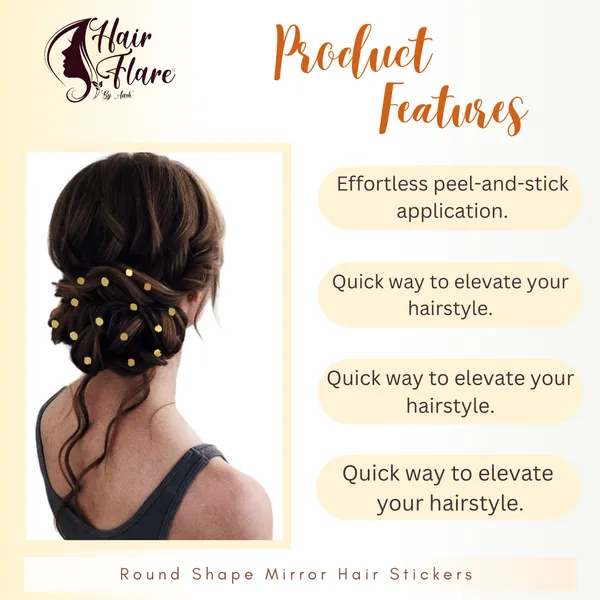 Golden_Mirror_Stone_Round_Shape_Hair_Stickers_(36_Pieces)_(16_X_14_X_10_Cm)