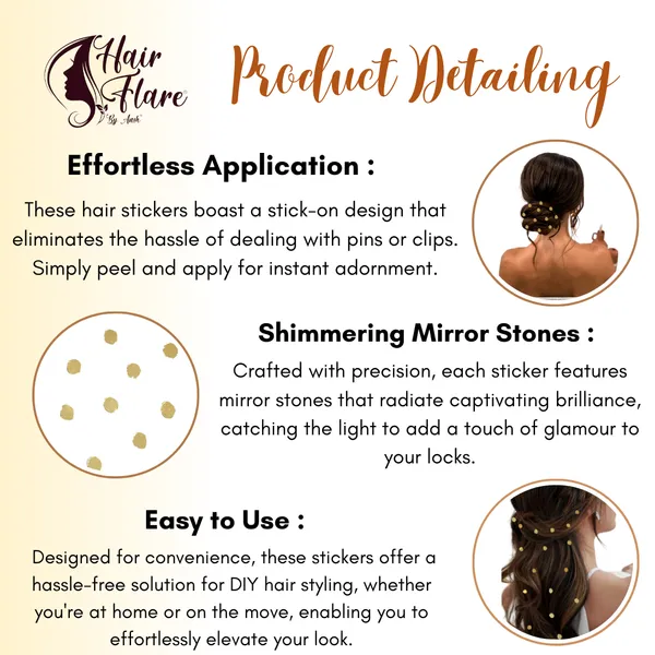 Golden_Mirror_Stone_Round_Shape_Hair_Stickers_(36_Pieces)_(16_X_14_X_10_Cm)