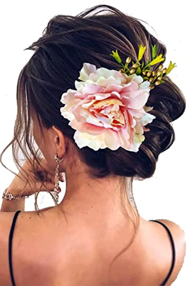 Baby_Pink_Floral_Comb_Slide_Hairpin_For_Women_(14_X_8_X_1_Cm)