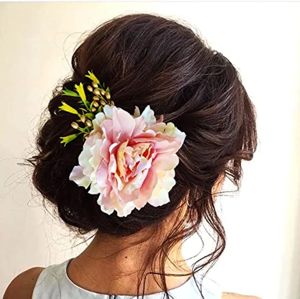 Baby_Pink_Floral_Comb_Slide_Hairpin_For_Women_(14_X_8_X_1_Cm)