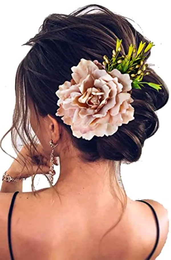 Peach_Pearl_Design_Hair_Accessories_For_Women_(14_X_8_X_1_Cm)