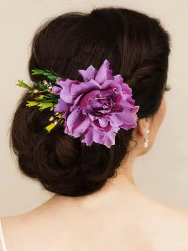 Purple_Pearl_Design_Hair_Accessories_For_Women_(14_X_8_X_1_Cm)