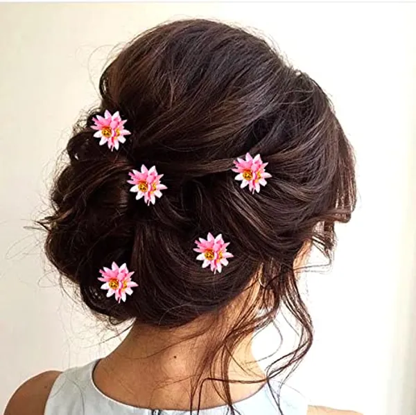 Baby_Pink_Trendy_Stone_Added_Flower_Shaped_Hair_Accessories_(14_X_8_X_1_Cm)