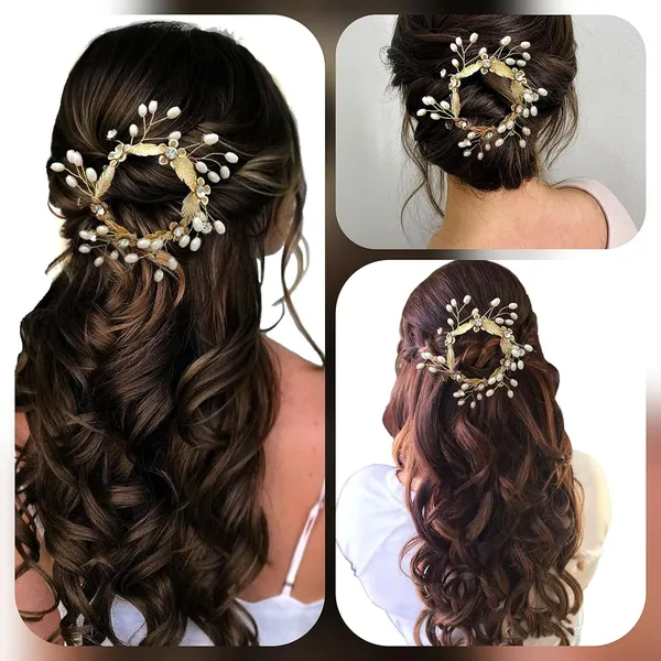 Gold_&_White_Metal_Flower_With_Leaves,_Stones_And_Peals_Bridal_Hair_Claw_Pin_For_Women_&_Girls