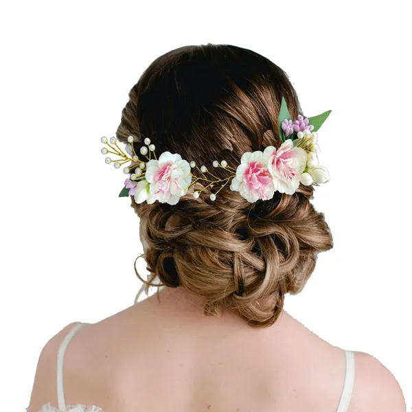 Baby_Pink_Artificial_Floral_Design_Pearl_Hair_Vein_Accessories_For_Women_&_Girls_(14_X_8_X_1_Cm)