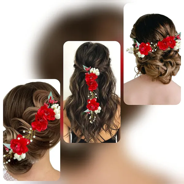 Red_Artificial_Floral_Design_Pearl_Hairpin_Accessories_For_Women_&_Girls_(14_X_8_X_1_Cm)