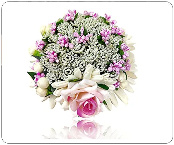 Baby_Pink_Artificial_Rose_Flower_Design_Hairpin_Bridal_Hair_Accessories_(14_X_8_X_1_Cm)