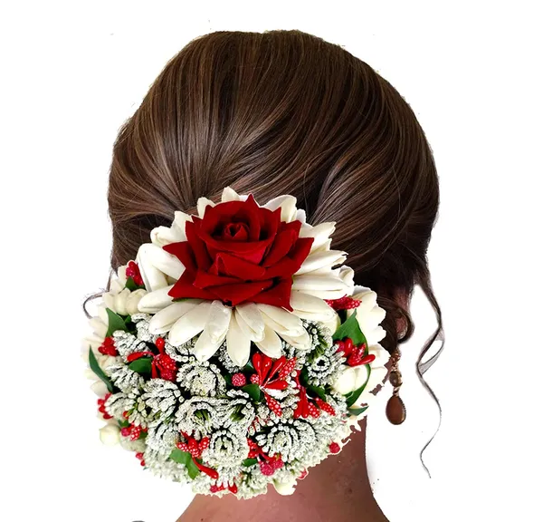 Red_Artificial_Rose_Flower_Design_Hairpin_Bridal_Hair_Accessories_(14_X_8_X_1_Cm)