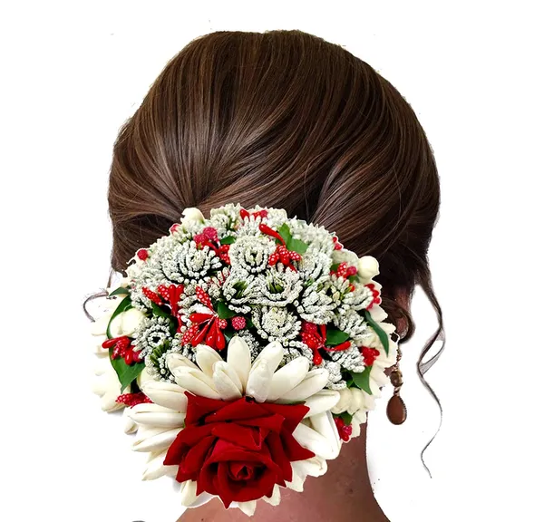 Red_Artificial_Rose_Flower_Design_Hairpin_Bridal_Hair_Accessories_(14_X_8_X_1_Cm)