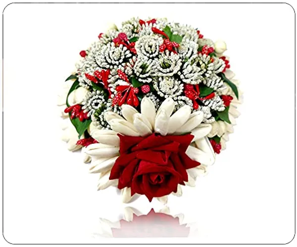 Red_Artificial_Rose_Flower_Design_Hairpin_Bridal_Hair_Accessories_(14_X_8_X_1_Cm)