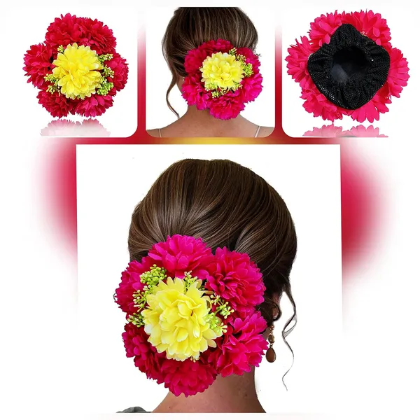 Red_Artificial_Dahlia_Flower_Gajra_Hairpin_|_Bridal_Hair_Bun_Cover_Accessories_For_Women_(14_X_8_X_1_Cm)