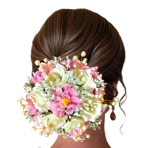 Baby_Pink_Artificial_Rose_Flower_Gajra_Accessories_For_Women_&_Girls_(14_X_8_X_1_Cm)