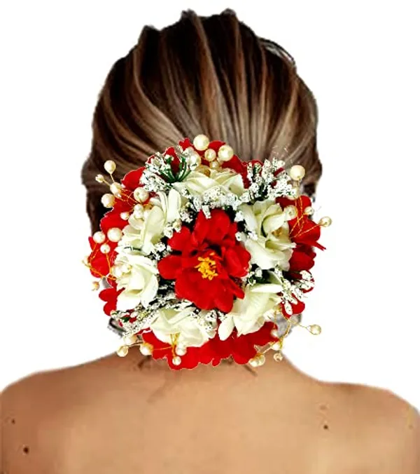 Red_Artificial_Rose_Flower_Gajra_Accessories_For_Women_&_Girls_(8_X_8_X_1_Cm)