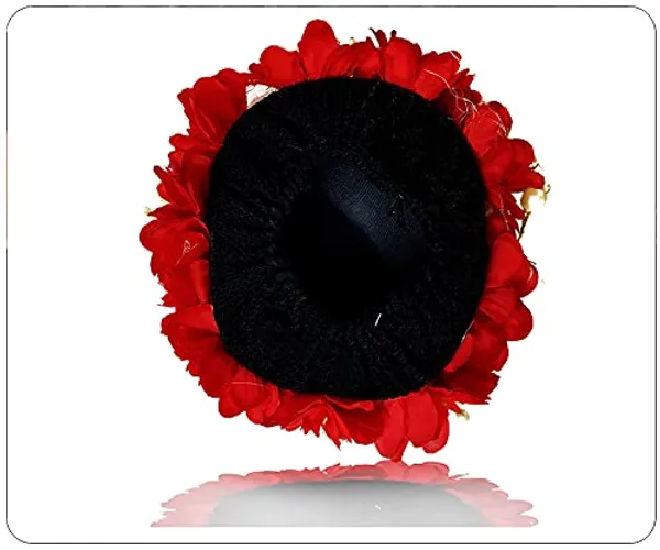Red_Artificial_Rose_Flower_Gajra_Accessories_For_Women_&_Girls_(8_X_8_X_1_Cm)