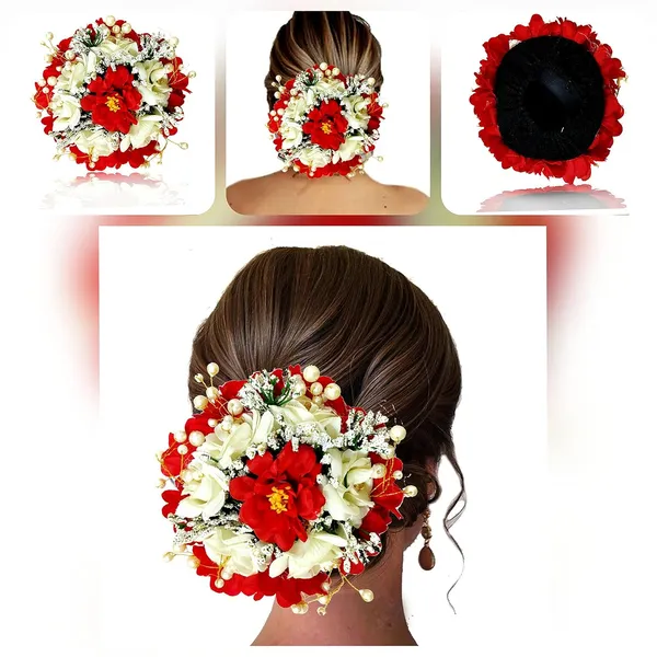 Red_Artificial_Rose_Flower_Gajra_Accessories_For_Women_&_Girls_(8_X_8_X_1_Cm)