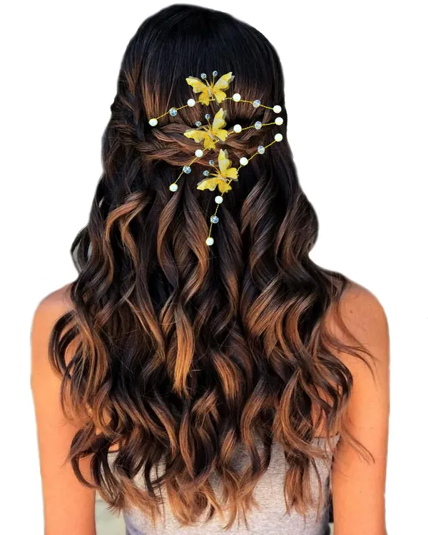 Golden_Artificial_Butterfly_Design_Bridal_Hair_Accessories_For_Women_&_Girls_(14_X_8_X_1_Cm)