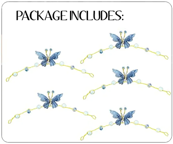Grey_Artificial_Butterfly_Design_Bridal_Hair_Accessories_For_Women_&_Girls_(14_X_8_X_1_Cm)