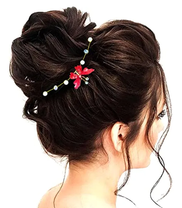 Pack_of_5_Red_Artificial_Butterfly_Pearl_And_Beads_Hair_Tiara_Pin