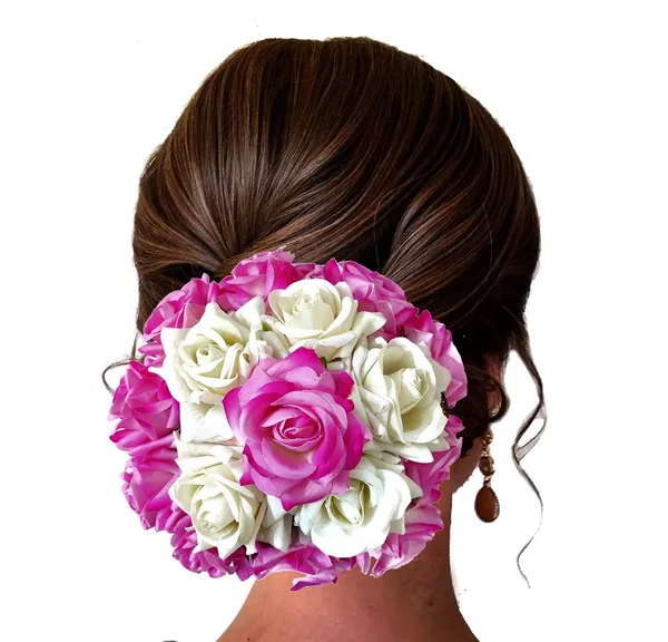 Baby_Pink_Attractive_Artificial_Rounded_Rose_Flower_Wedding_Hair_Accessories_For_Women_&_Girls_(14_X_8_X_4_Cm)