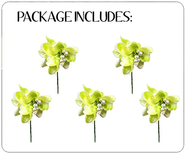 Pack_of_5_Green_Flower_With_Pearl_Hair_Pin_Accessorie_For_Women