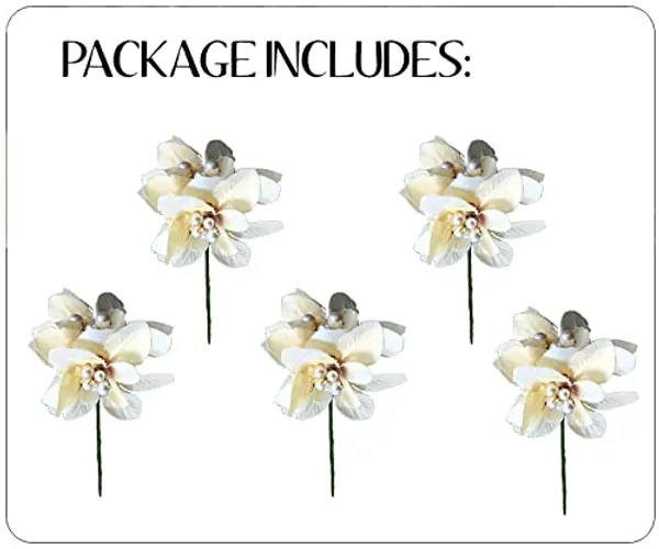 Pack_of_5_Peach_Flower_With_Pearl_Hair_Pin_Accessorie_For_Women
