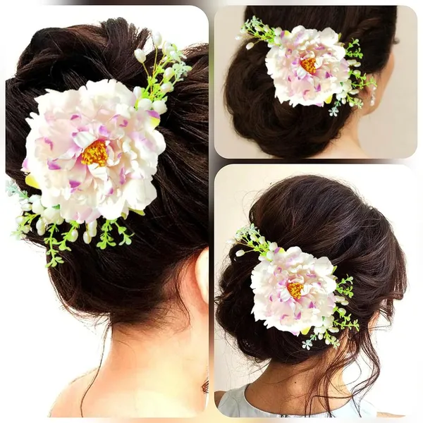 Baby_Pink_Floral_Shaped_With_Pearl_Design_Hairpin_Accessories_For_Women_&_Girls_(14_X_8_X_1_Cm)