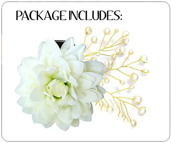 Cream_Dahlia_Flower_With_White_Pearl_Hair_Clutcher_Accessories_For_Women_&_Girls_(13_X_8_X_1_Cm)