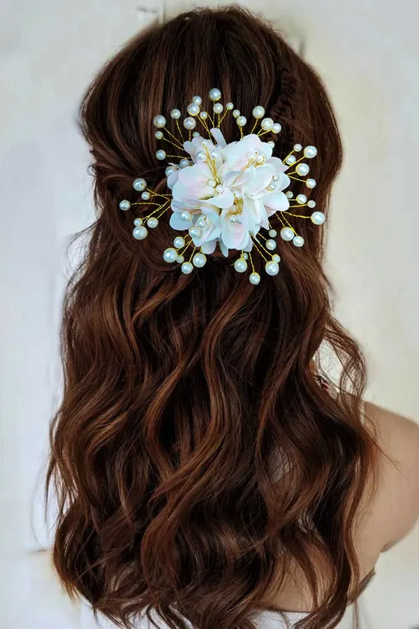 Light_Pink_Floral_With_Pearl_Hairpin_Accessories_For_Women_&_Girls_(13_X_8_X_1_Cm)