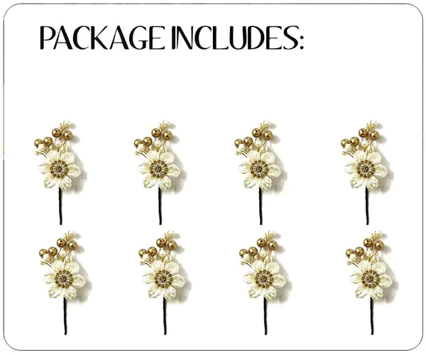 Silver_Artificial_Floral_Design_With_Pearl_&_Stone_Hair_Pin_For_Women_(8_Hairpins)_(20_X_20_X_10_Mm)