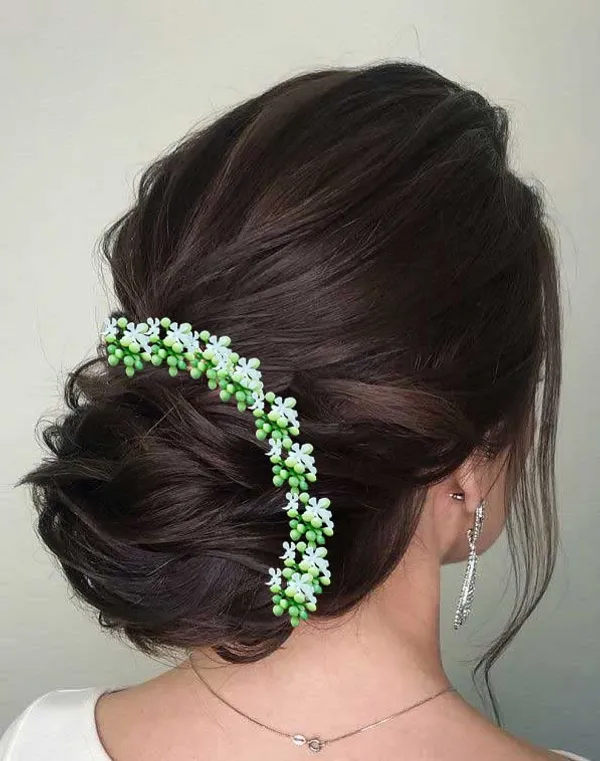 Green_Artificial_Pollen_Hair_Pin_For_Women_&_Girls_(12_Hairpins)_(20_X_20_X_10_Mm)