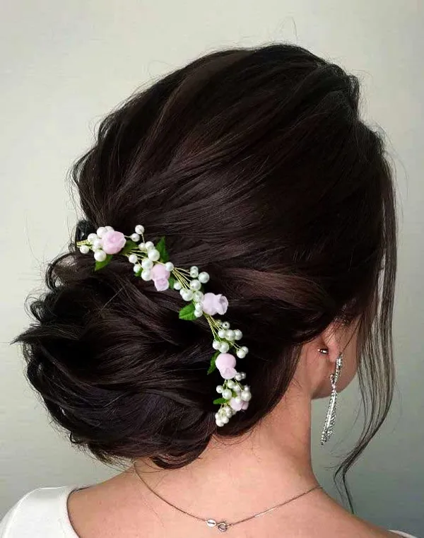 Baby_Pink_Artificial_Small_Flower_With_Pearl_Bridal_Hair_Vein_Accessories_For_Women_&_Girls_(14_X_8_X_1_Cm)