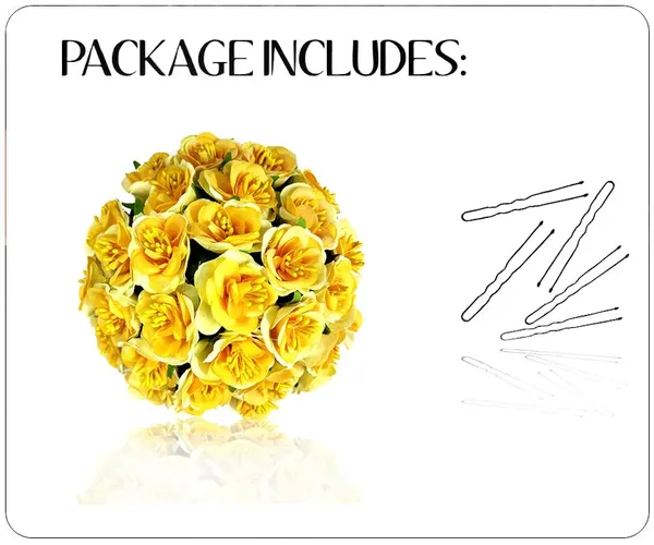 Yellow_Artificial_Rose_Flower_Gajra_Accessories_For_Women_&_Girls_(14_X_8_X_1_Cm)