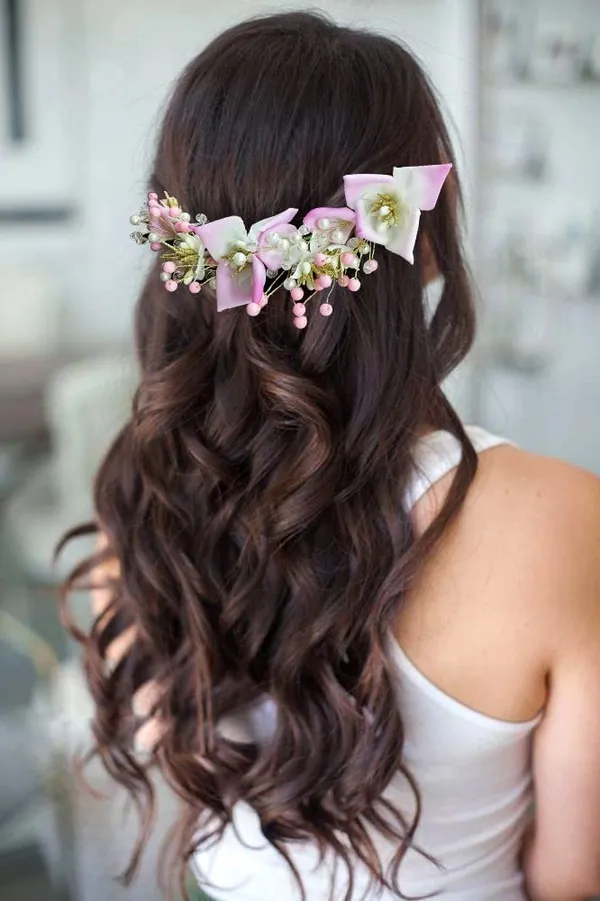 Baby_Pink_Artificial_Lily_Flower_With_Stone_And_Pearl_Hair_Vein_Accessories_For_Women_&_Girls_(14_X_8_X_1_Cm)