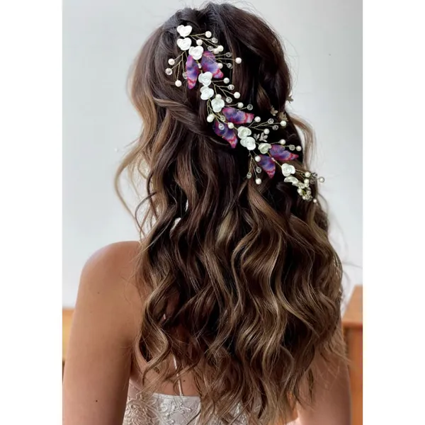 Blue_&_Dark_Pink_Butterfly_With_Small_Roses_And_Pearl_Hair_Vein_Accessories_For_Women_&_Girls