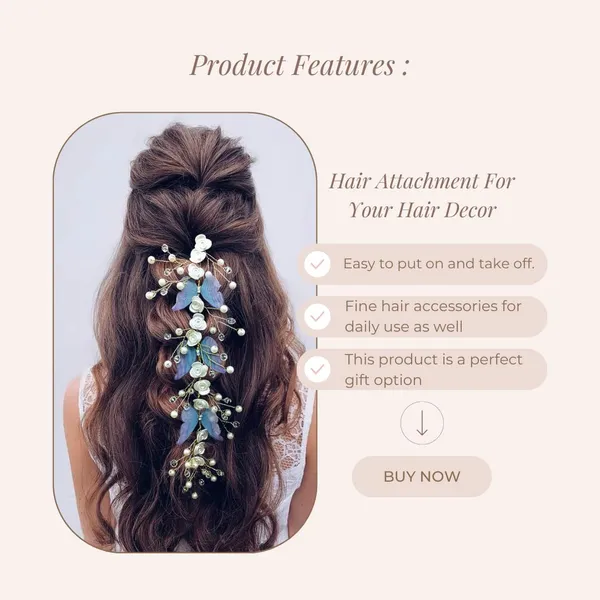 Blue_&_Purple_Butterfly_With_Small_Roses_And_Pearl_Hair_Vein_Accessories_For_Women_&_Girls