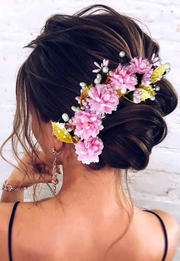 Baby_Pink_Artificial_Flower_Hair_Vein,_Fancy_Bridal_Hair_Pin_For_Women_&_Girls