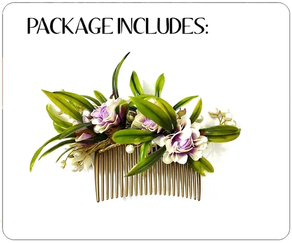 Purple_Artificial_Flower_With_Pearl_Comb_Slide_Side_Juda_Pin_For_Women_&_Girls_(14_X_8_X_1_Cm)