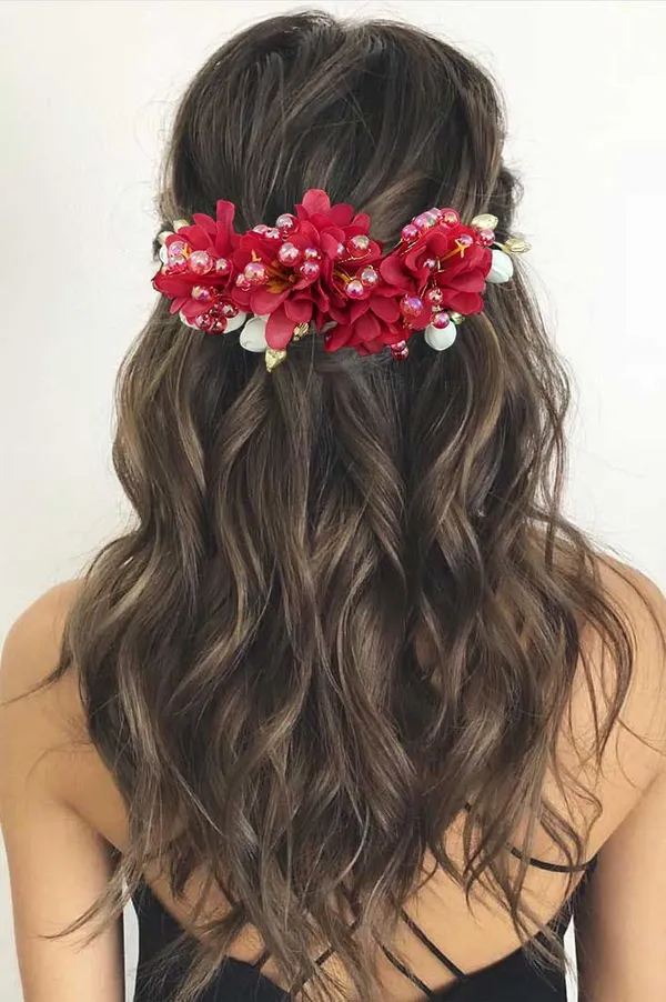 Red_Artificial_Beautiful_Flower_Comb_Slide_|_Bridal_Hair_Barrette_Ties,_Hairpins_For_Women_&_Girls