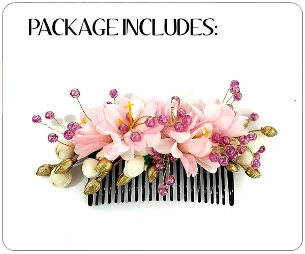 Baby_Pink_Artificial_Beautiful_Flower_Comb_Slide_|_Bridal_Hair_Barrette_Ties,_Hairpins_For_Women_&_Girls_(16_X_14_X_10_Cm)