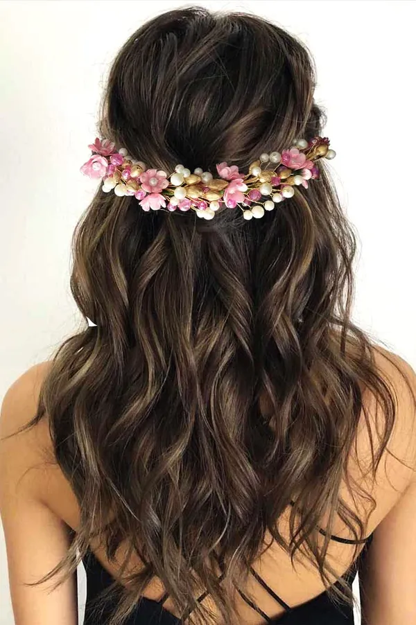 Baby_Pink_Artificial_Small_Rose_With_Metals_And_Pearls_Hair_Vein_Accessories_For_Women_&_Girls