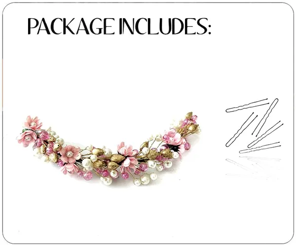 Baby_Pink_Artificial_Small_Rose_With_Metals_And_Pearls_Hair_Vein_Accessories_For_Women_&_Girls