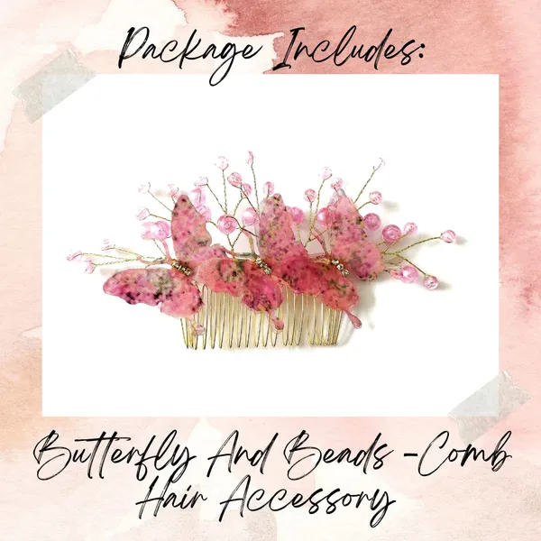 Dark_Pink_Artificial_3_Butterfly_With_Stones_And_Pearls_Comb_Slide_Hair_Bun_Accessories_For_Women_&_Girls