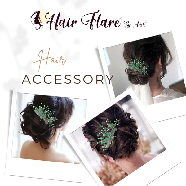 Green_Artificial_3_Butterfly_With_Stones_And_Pearls_Comb_Slide_Hair_Bun_Accessories_For_Women_&_Girls