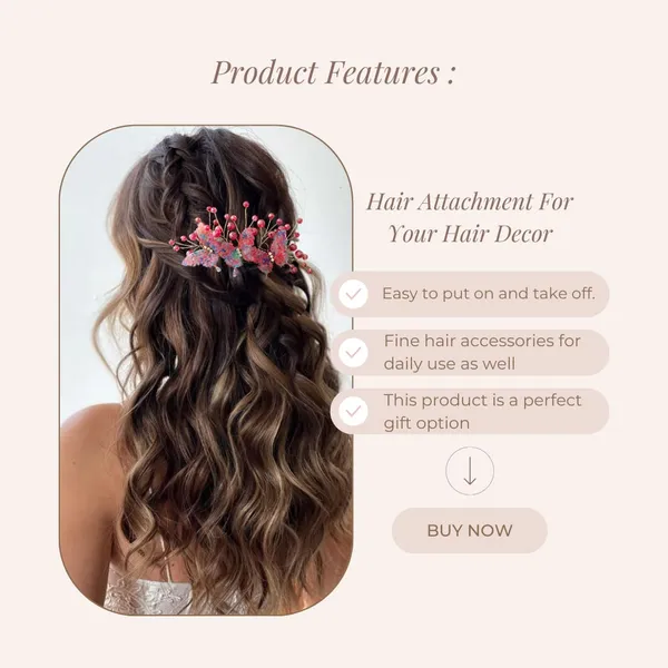 Red_Artificial_3_Butterfly_With_Stones_And_Pearls_Comb_Slide_Hair_Bun_Accessories_For_Women_&_Girls